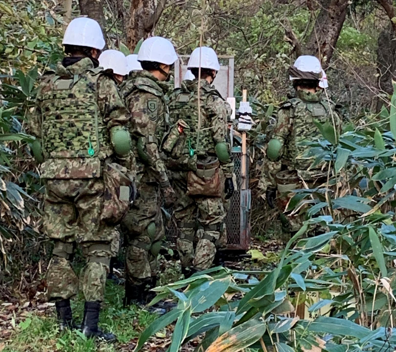 箱わなの見回り